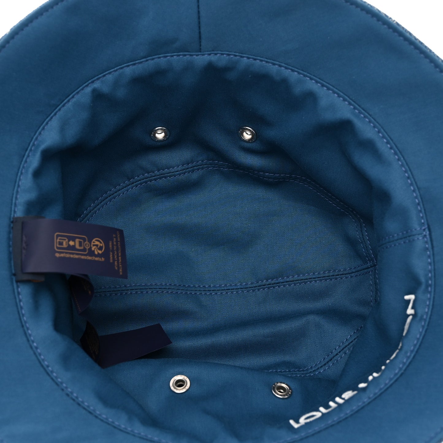 Monogram Denim Transformable Bob Bucket Hat 58 Blue