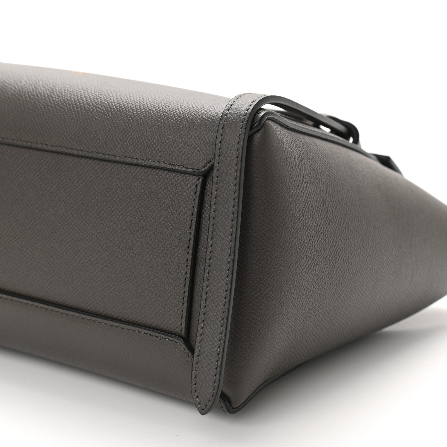 Celine Grained Calfskin Micro Belt Bag Grey 10 of 11