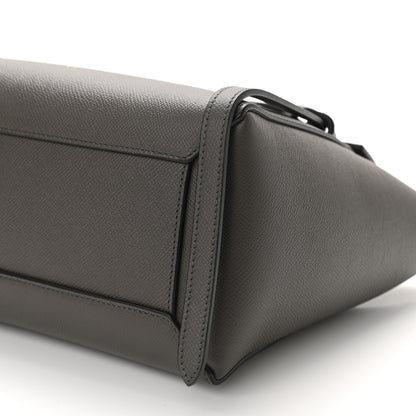 Celine Grained Calfskin Micro Belt Bag Grey 10 of 11