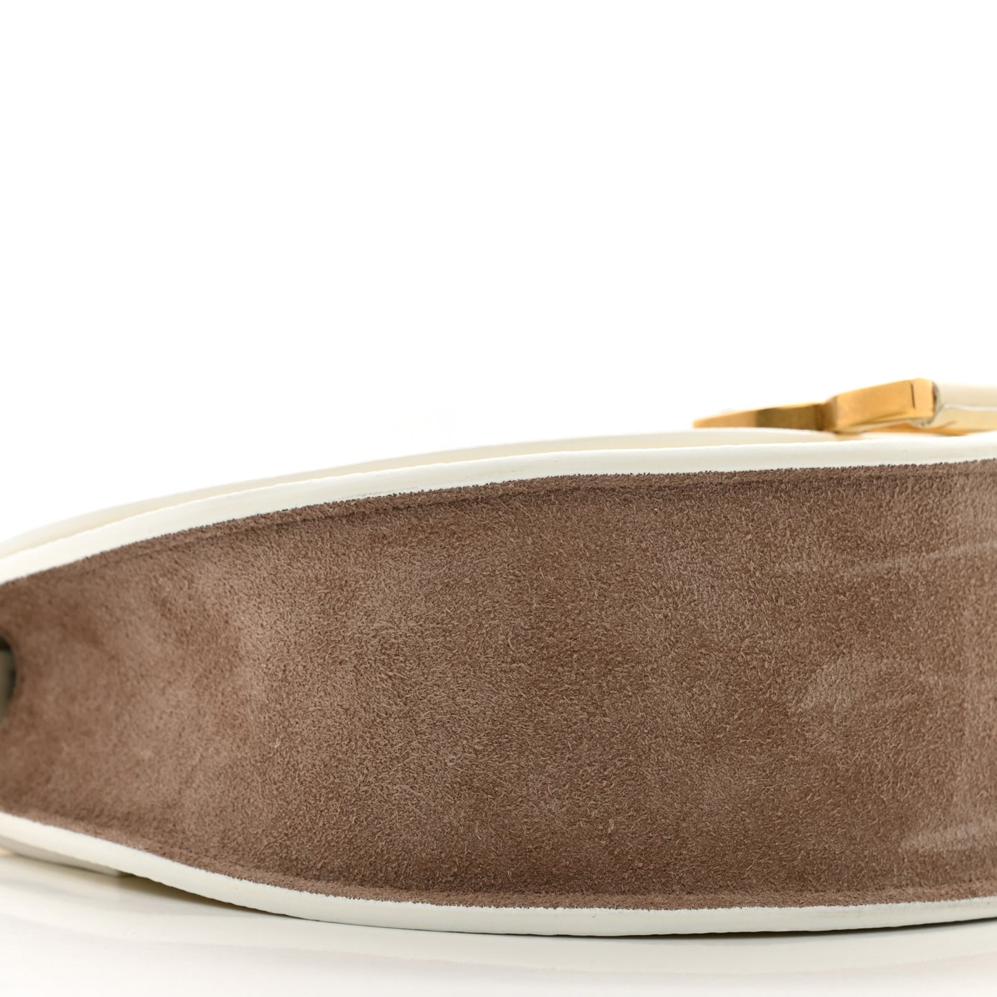 Calfskin Marcie Chain Flap Bag Misty Ivory