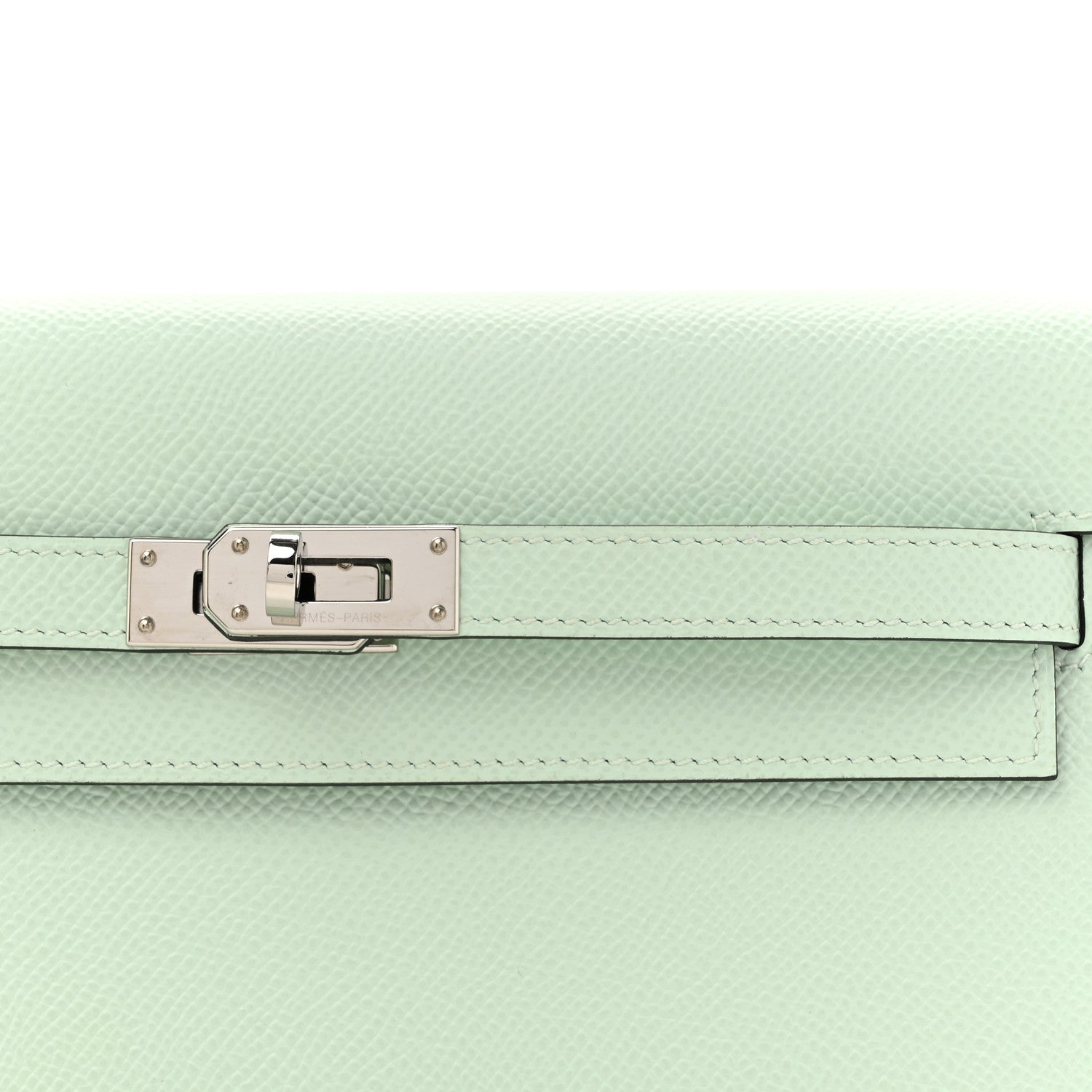 Hermes Epsom Kelly Wallet To Go Vert Peppermint 9 of 12