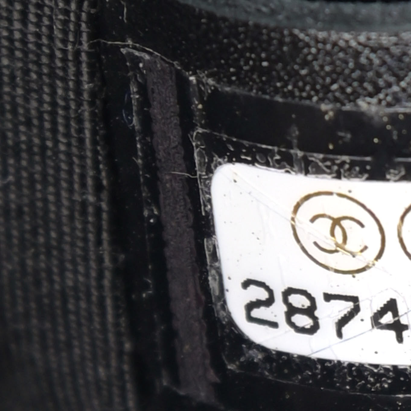 Calfskin Stitched Chain Bucket Bag Black