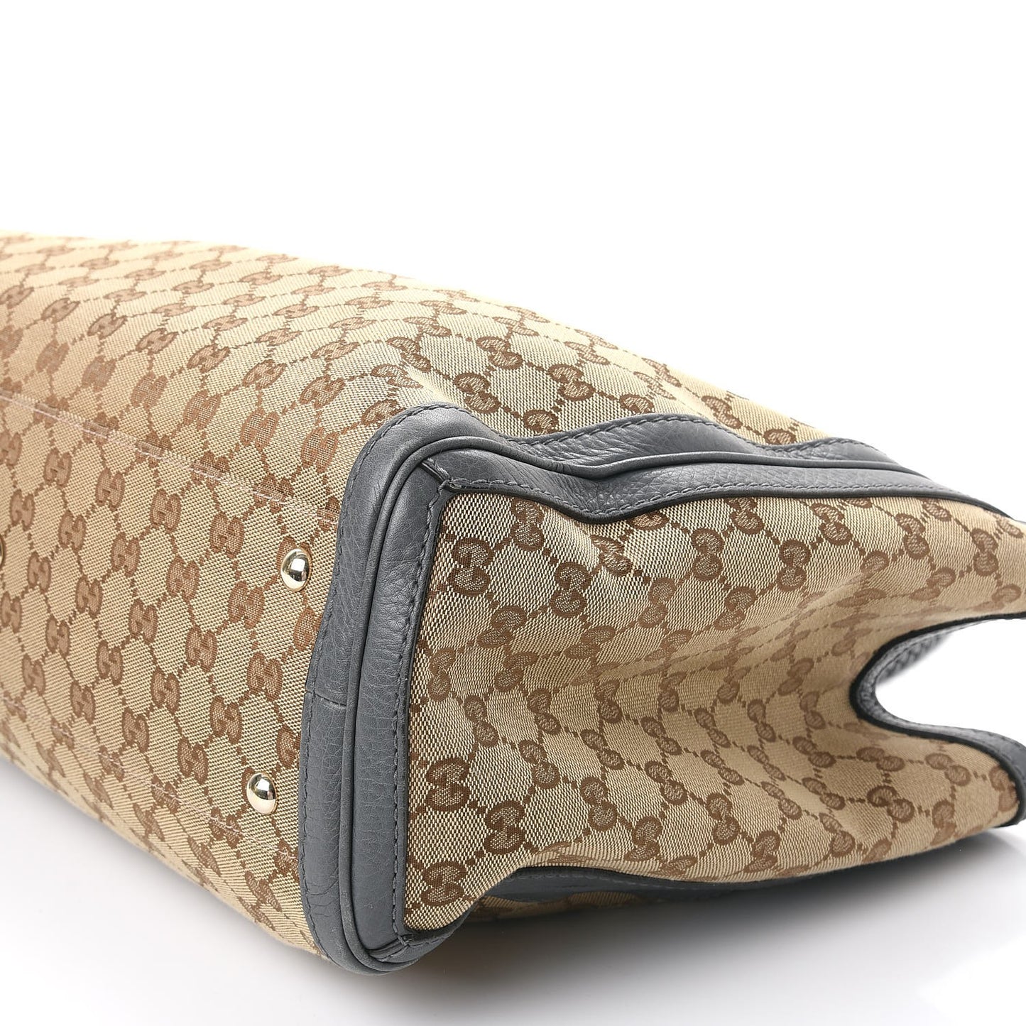 Monogram Medium Bella Tote Grey