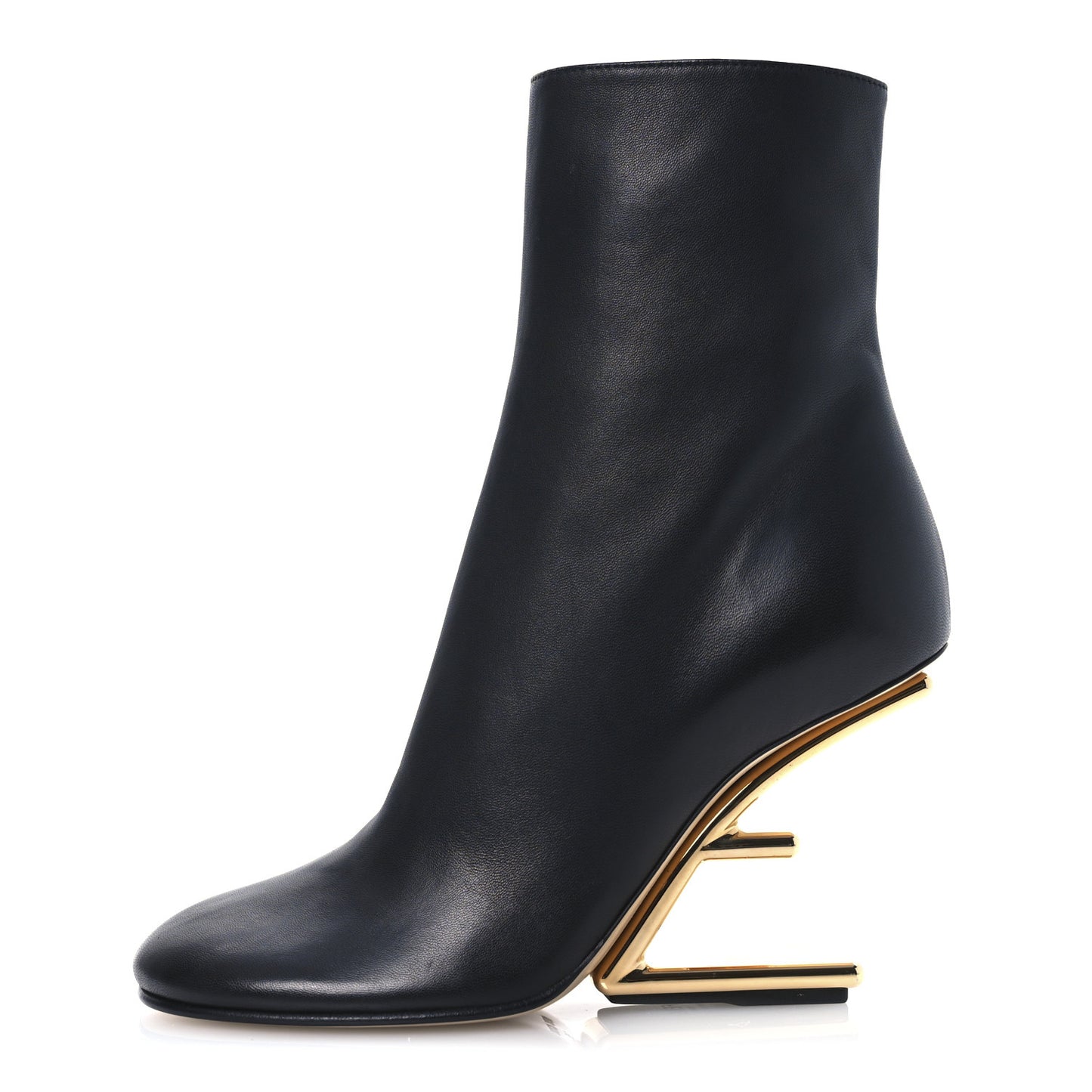 Nappa Fendi First 95mm Ankle Boots 36 Black