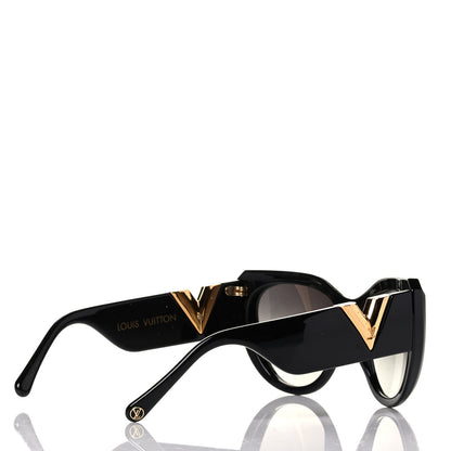 Louis Vuitton Acetate My Fair Lady Sunglasses Z0902W Black 4 of 4