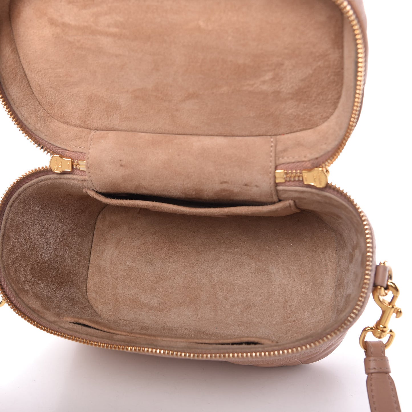 Lambskin Cannage Small Diortravel Vanity Case Rose Des Vents
