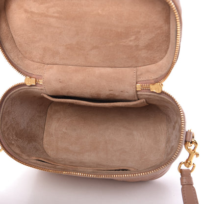Christian Dior Lambskin Cannage Small Diortravel Vanity Case Rose Des Vents 5 of 9