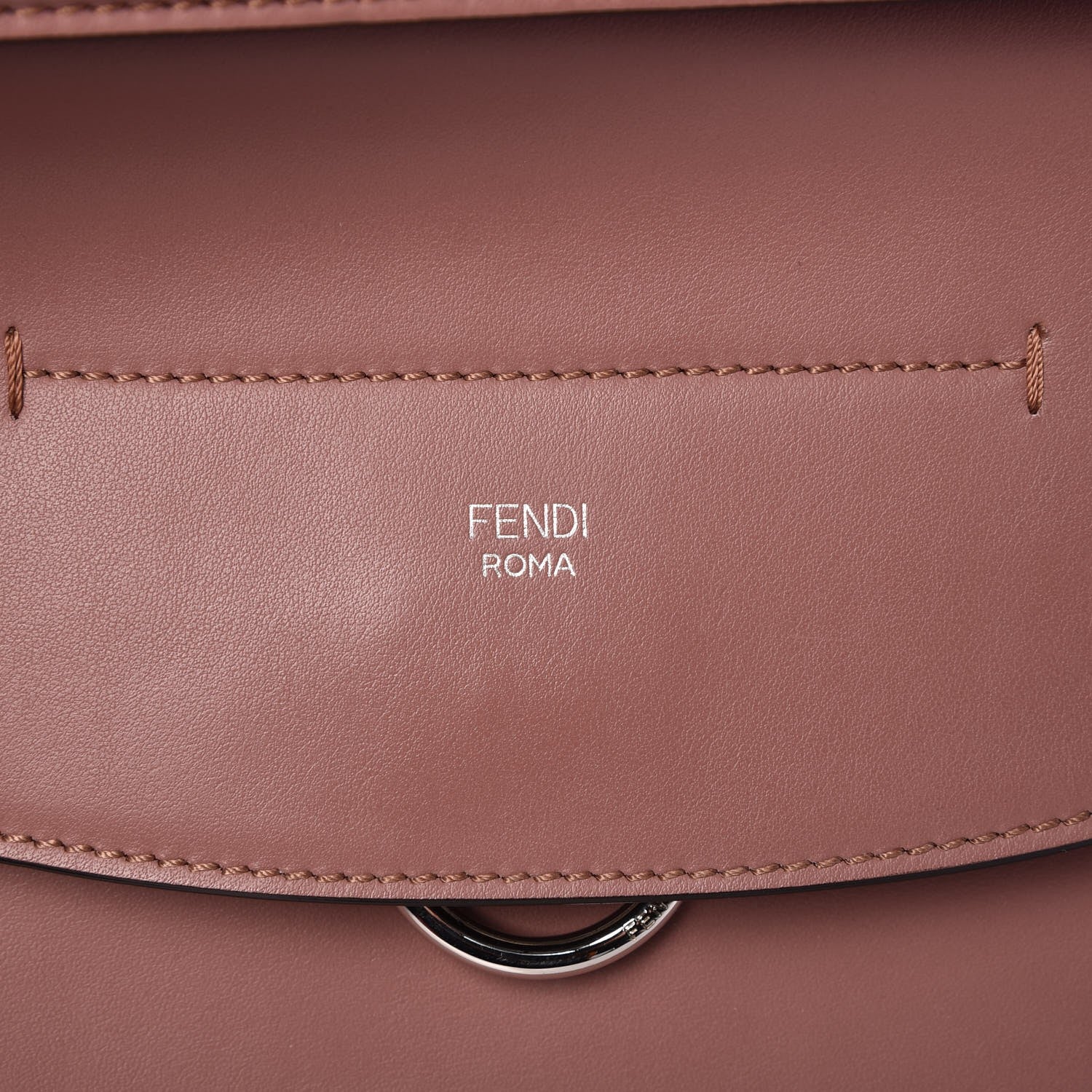 Fendi Vitello Century Opaco Large Back to School Backpack English Rose 5 of 8
