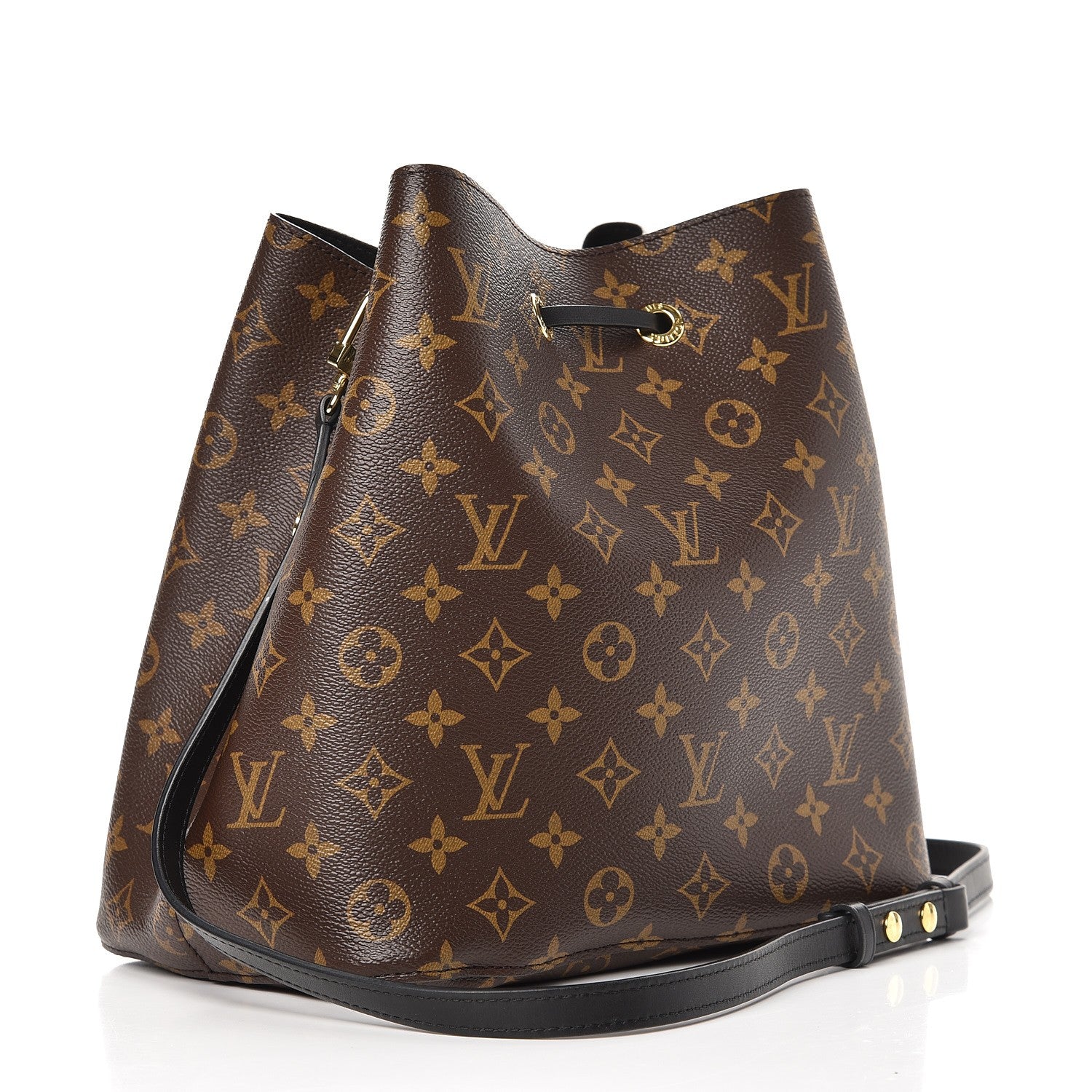 Louis Vuitton Monogram Neonoe MM Black 3 of 7