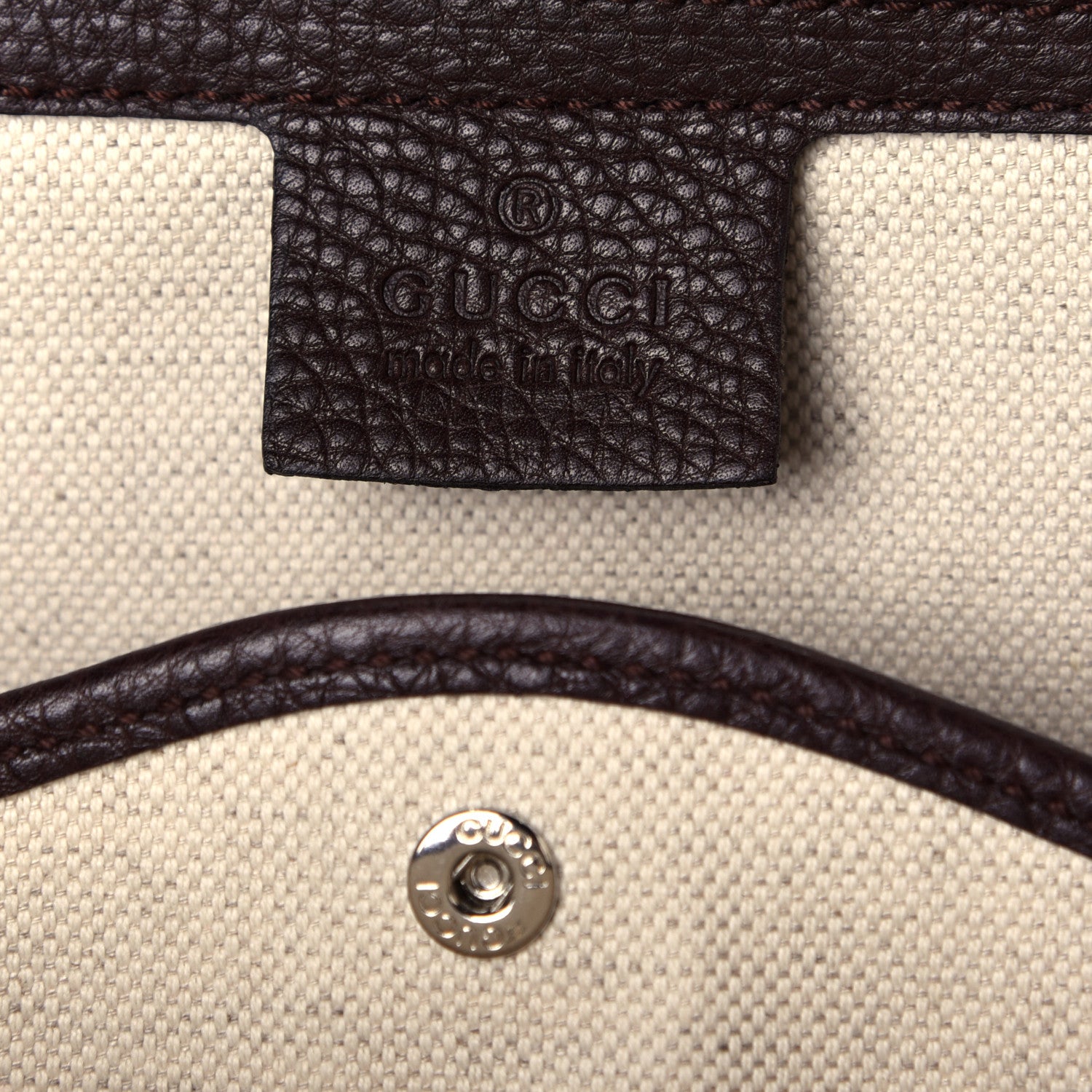 Gucci Monogram Large New Bamboo Top Handle Bag Brown 7 of 13