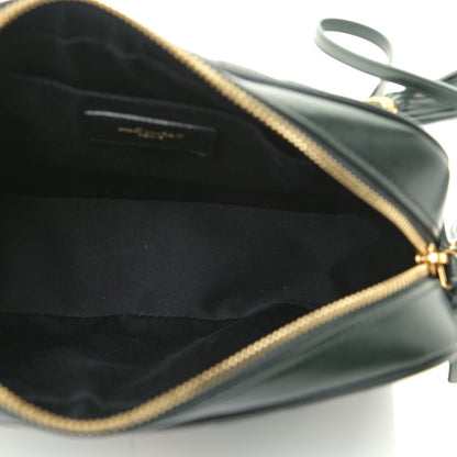 Saint Laurent Calfskin Matelasse Monogram Lou Camera Bag Military Green 5 of 11