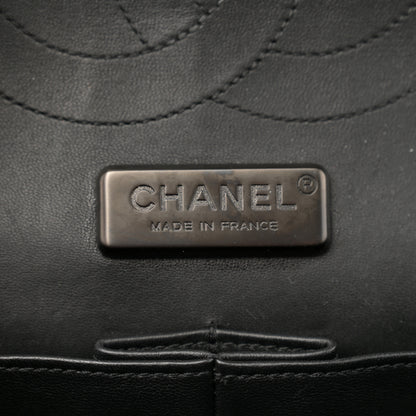Chanel Snakeskin Jumbo Double Flap So Black 6 of 10