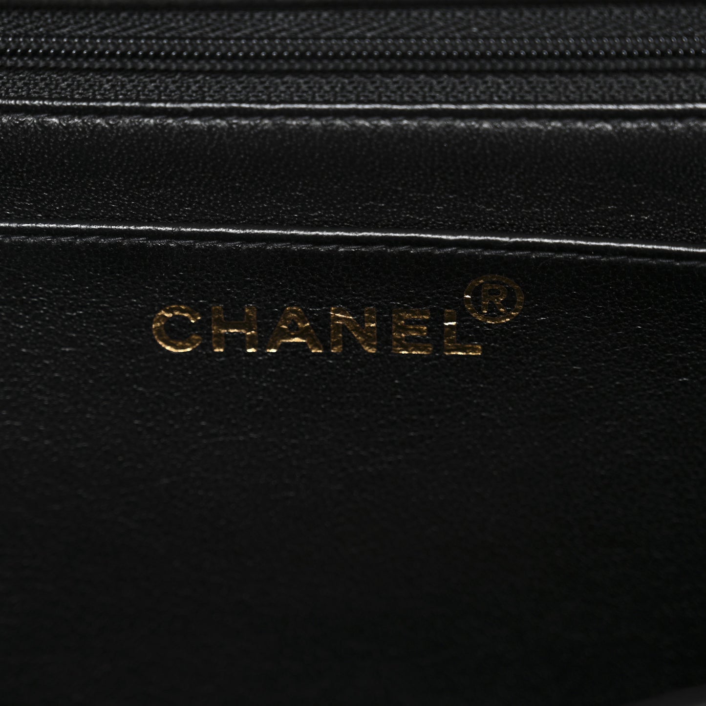 Lambskin Quilted Jumbo Single Flap Black