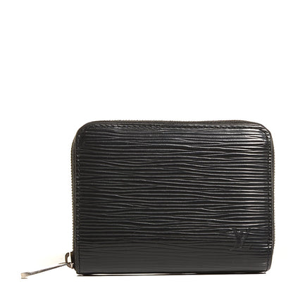 Louis Vuitton Epi Zippy Coin Purse Black 1 of 8