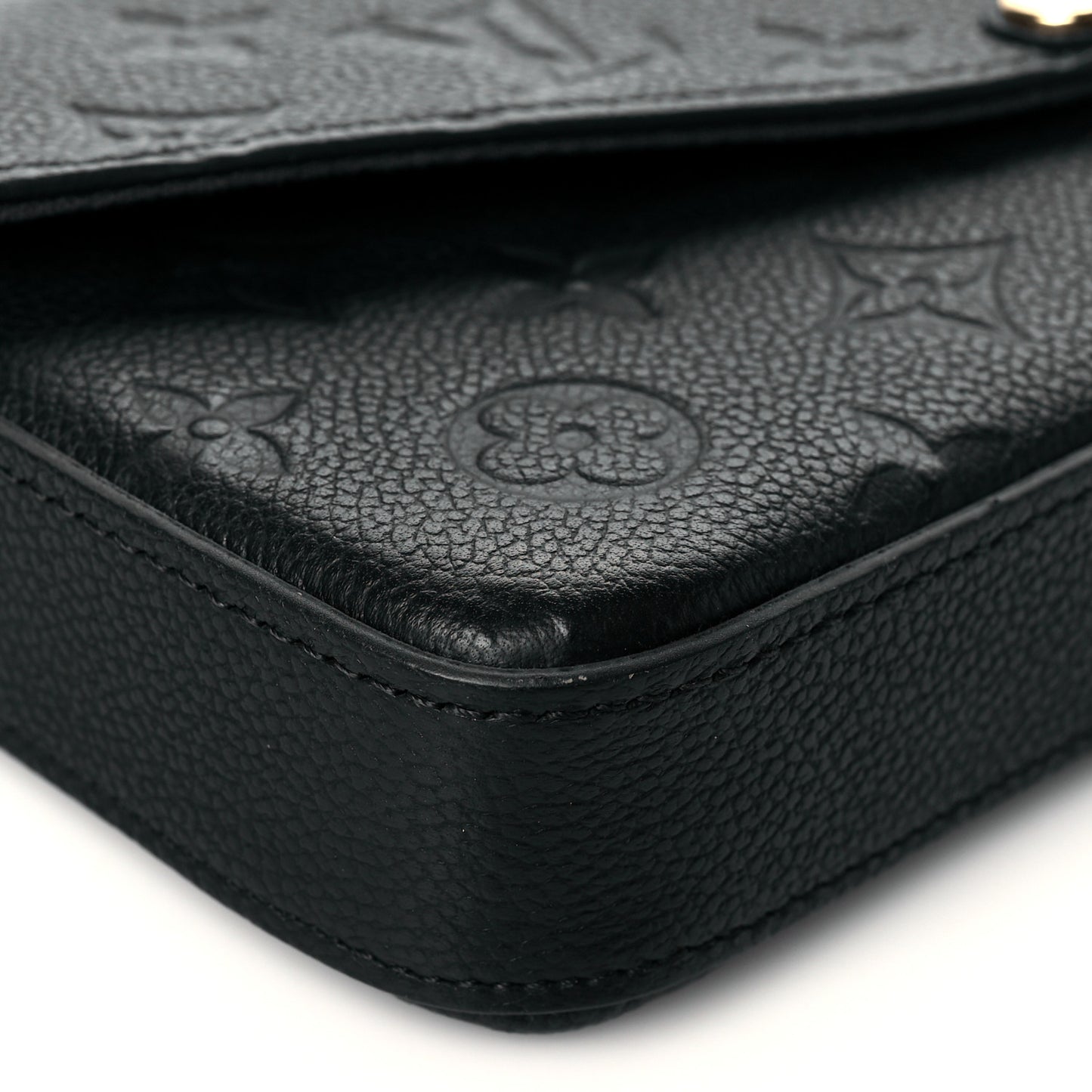 Empreinte Pochette Felicie Chain Wallet Black
