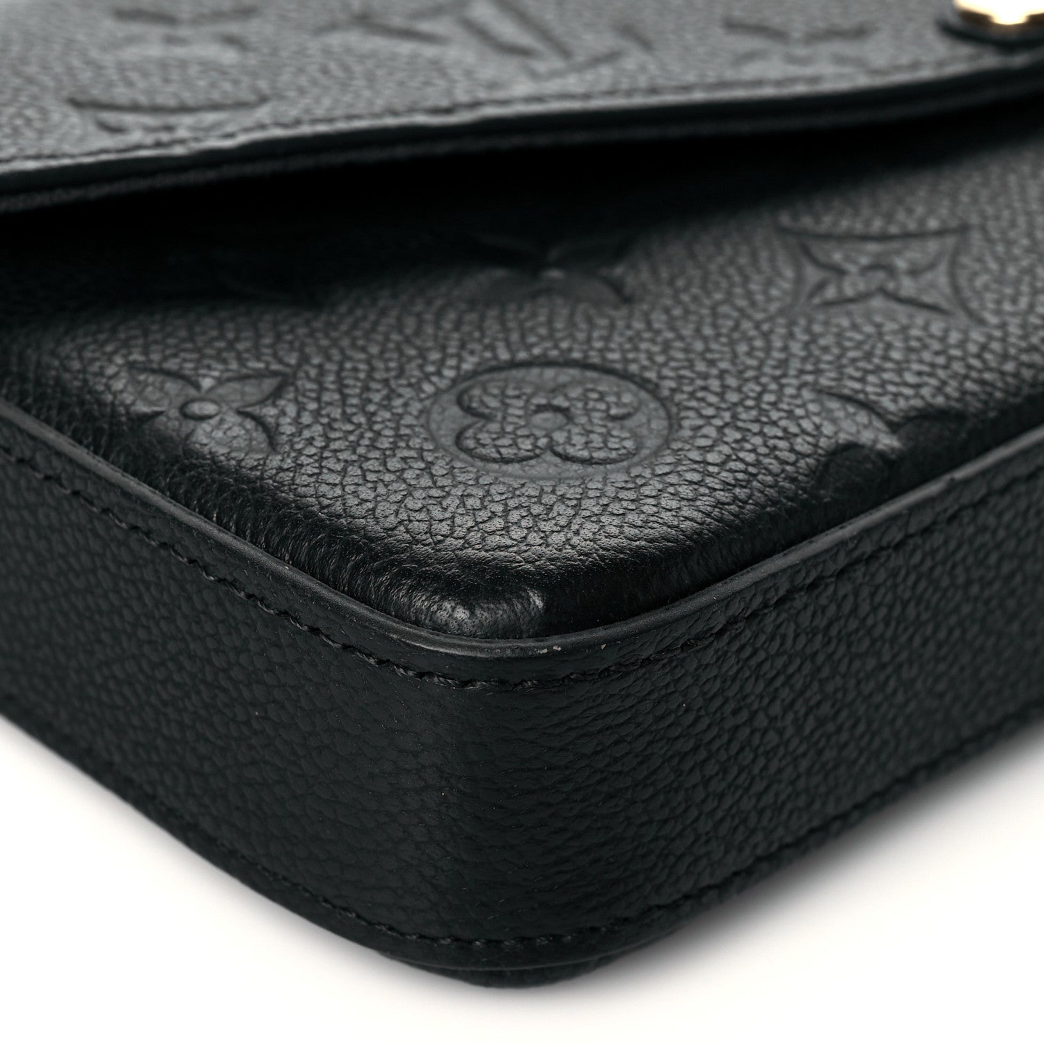 Louis Vuitton Empreinte Pochette Felicie Chain Wallet Black 10 of 12