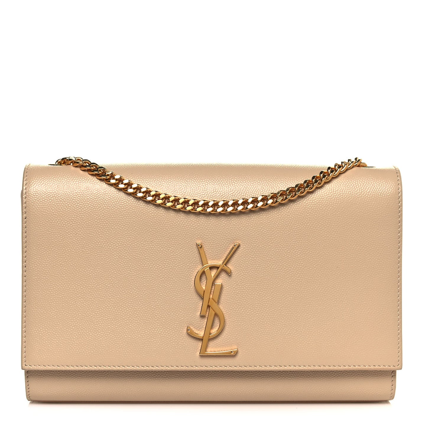 Grain De Poudre Medium Monogram Kate Satchel Nude Powder