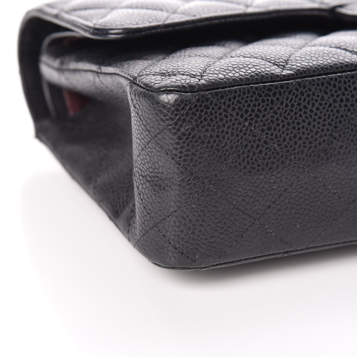 Chanel Caviar Quilted Medium Double Flap Black 19 of 21