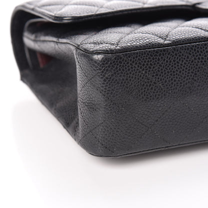 Chanel Caviar Quilted Medium Double Flap Black 19 of 21