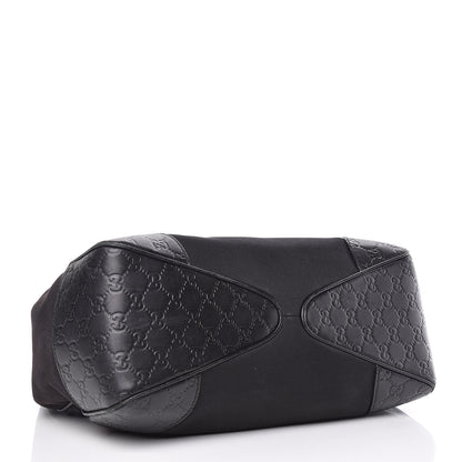 Gucci Canvas Guccissima Hobo Black 4 of 16