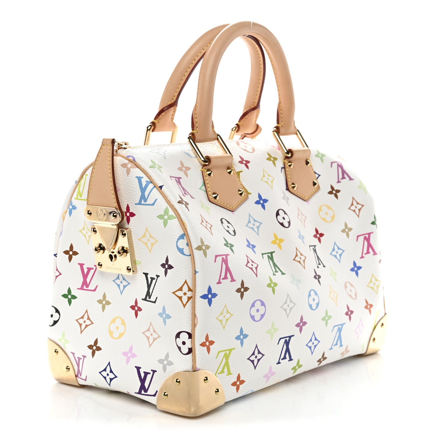 Monogram Multicolor Speedy 30 White