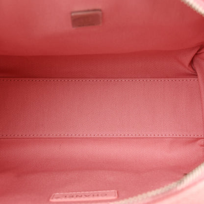 Chanel Canvas Deauville Small Bowling Bag Pink 5 of 10
