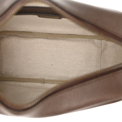Gucci X ADIDAS Crystal Vintage Monogram Textured Dollar Calfskin Web Trefoil Logo Small Messenger Bag Mid Natural Nut Off White New Acero 5 of 12