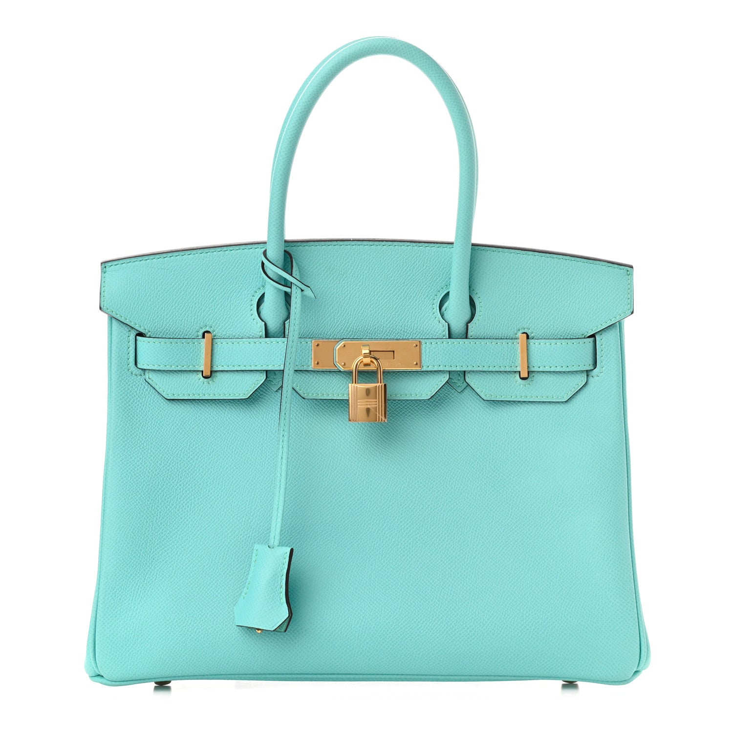 Hermes Epsom Birkin 30 Bleu Atoll 1 of 11