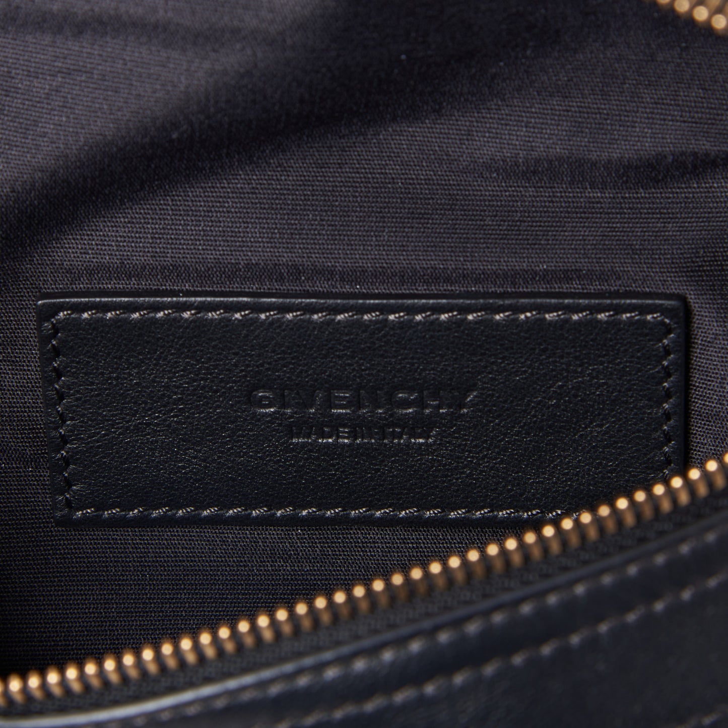 Calfskin Mini Whip Belt Bag Black