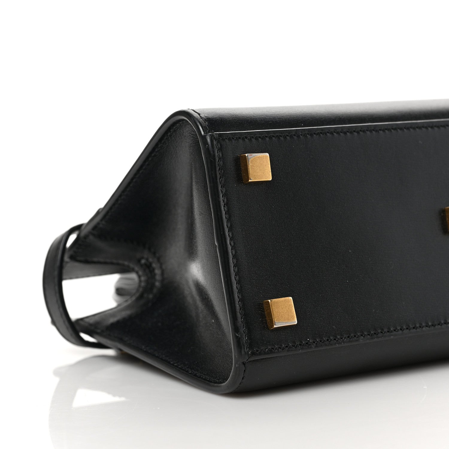 Saint Laurent Smooth Calfskin Manhattan Nano Shopper Tote Black 7 of 8