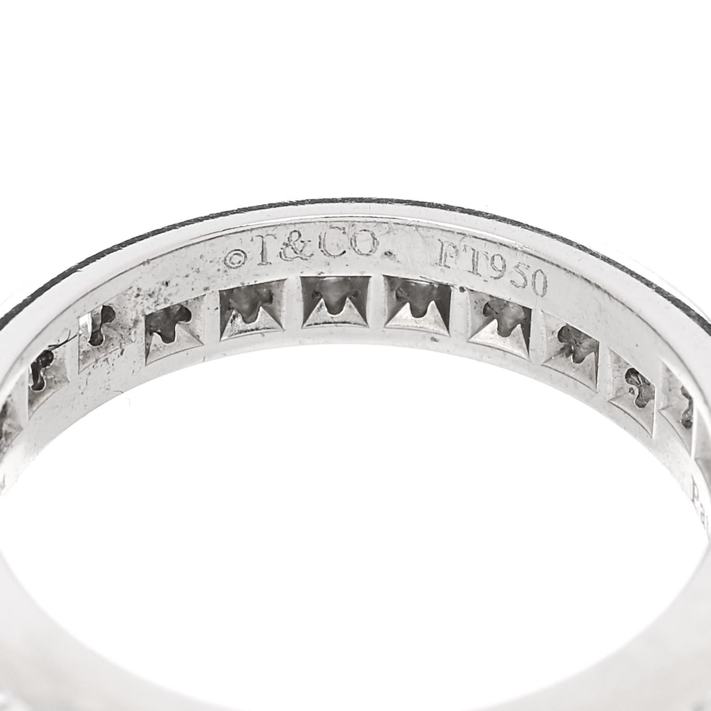 Platinum Diamond Lucida Eternity Band Ring 50 5.5