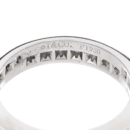 Tiffany Platinum Diamond Lucida Eternity Band Ring 50 5.5 5 of 6