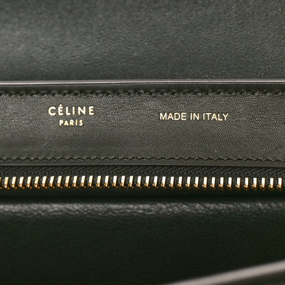 Celine Bullhide Calfskin Small Tri-Color Trapeze Jade 6 of 9