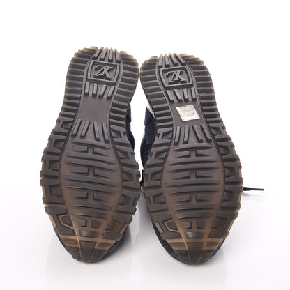 Louis Vuitton Denim Monogram Run Away Sneakers 40 Blue 4 of 8