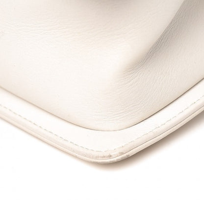 Chanel Calfskin Double Stitch Medium Boy Flap White 12 of 16