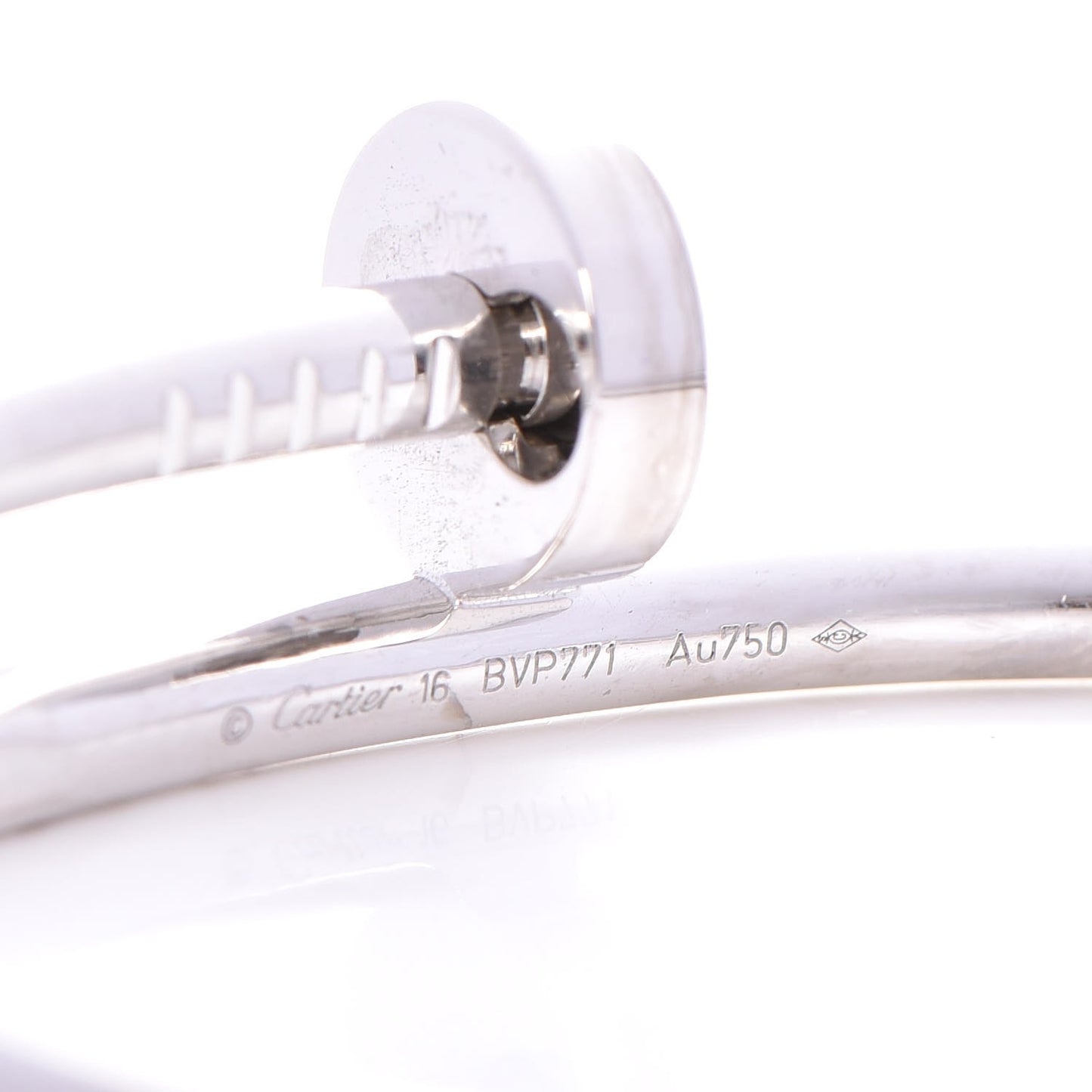 18K White Gold Juste Un Clou Bracelet 16
