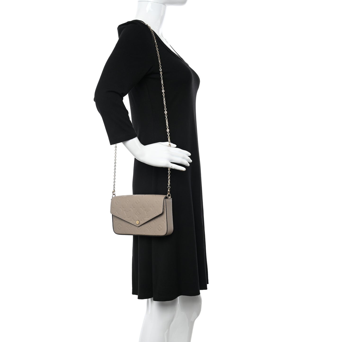 Empreinte Pochette Felicie Chain Wallet Tourterelle