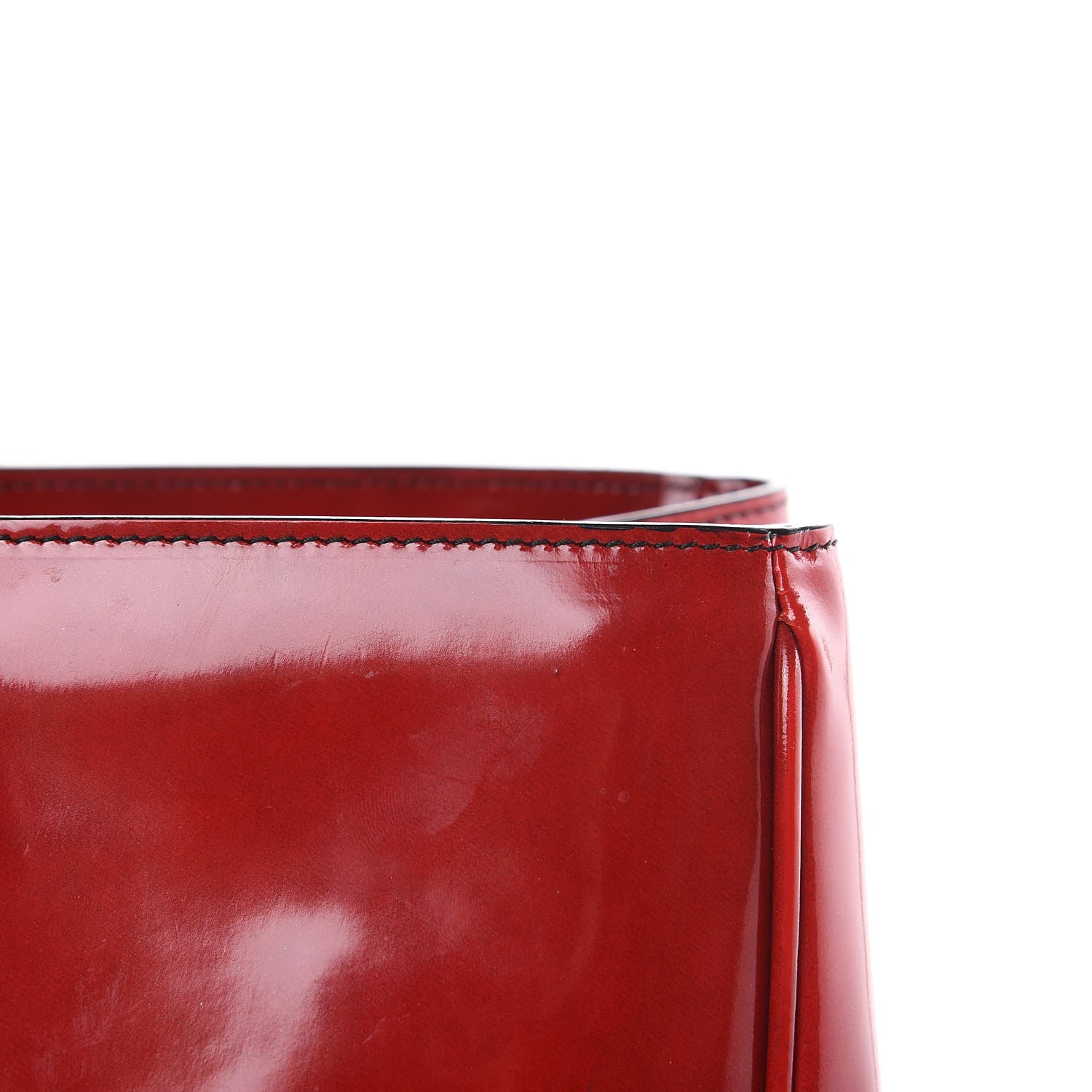 Prada Spazzolato Large Tote Scarlatto Fume 18 of 18