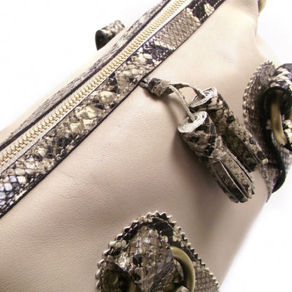 Burberry Leather Python Tote Bag 7 of 11