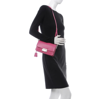 Prada Nappa Gaufre Mini Flap Begonia 2 of 7