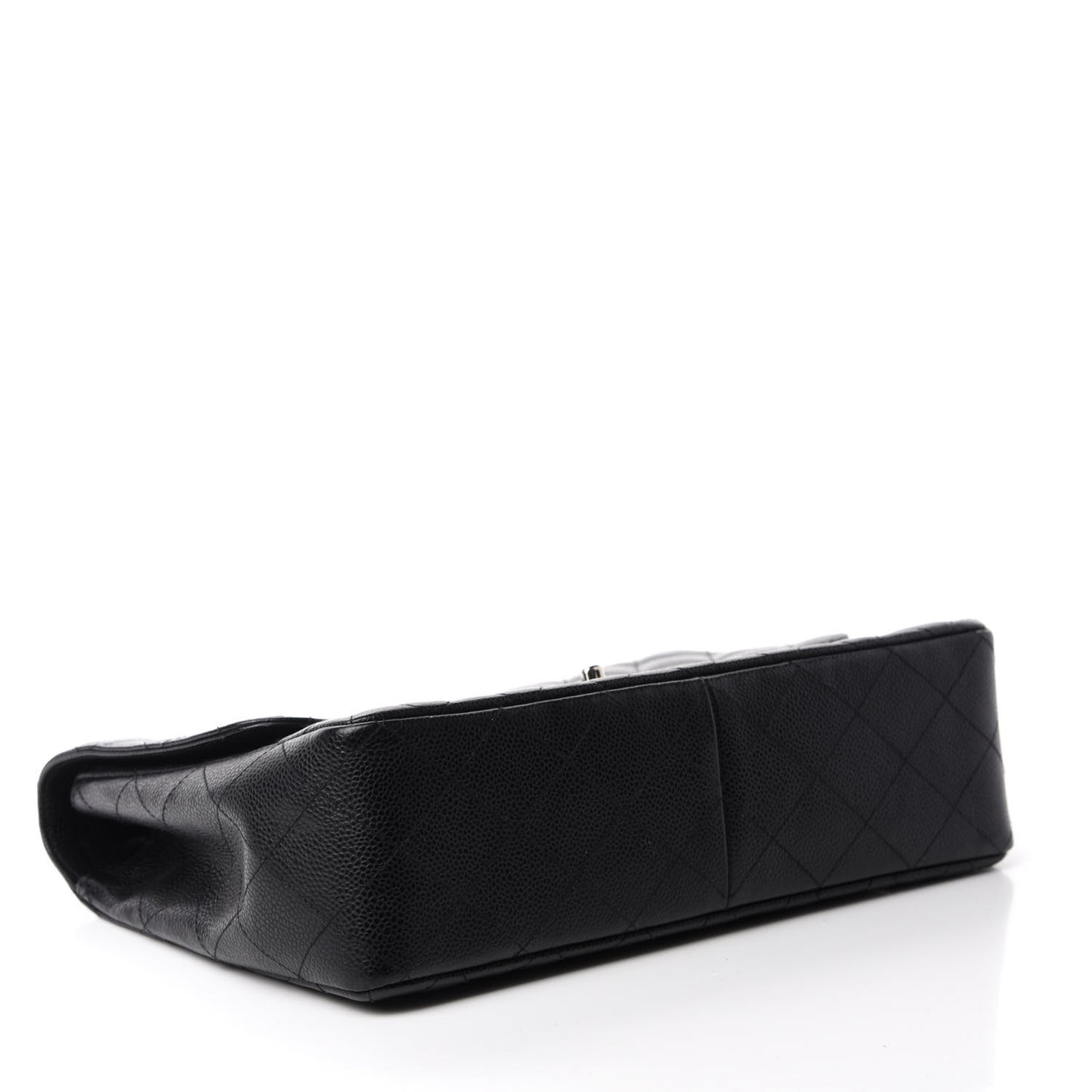 Caviar Quilted Jumbo Single Flap Black