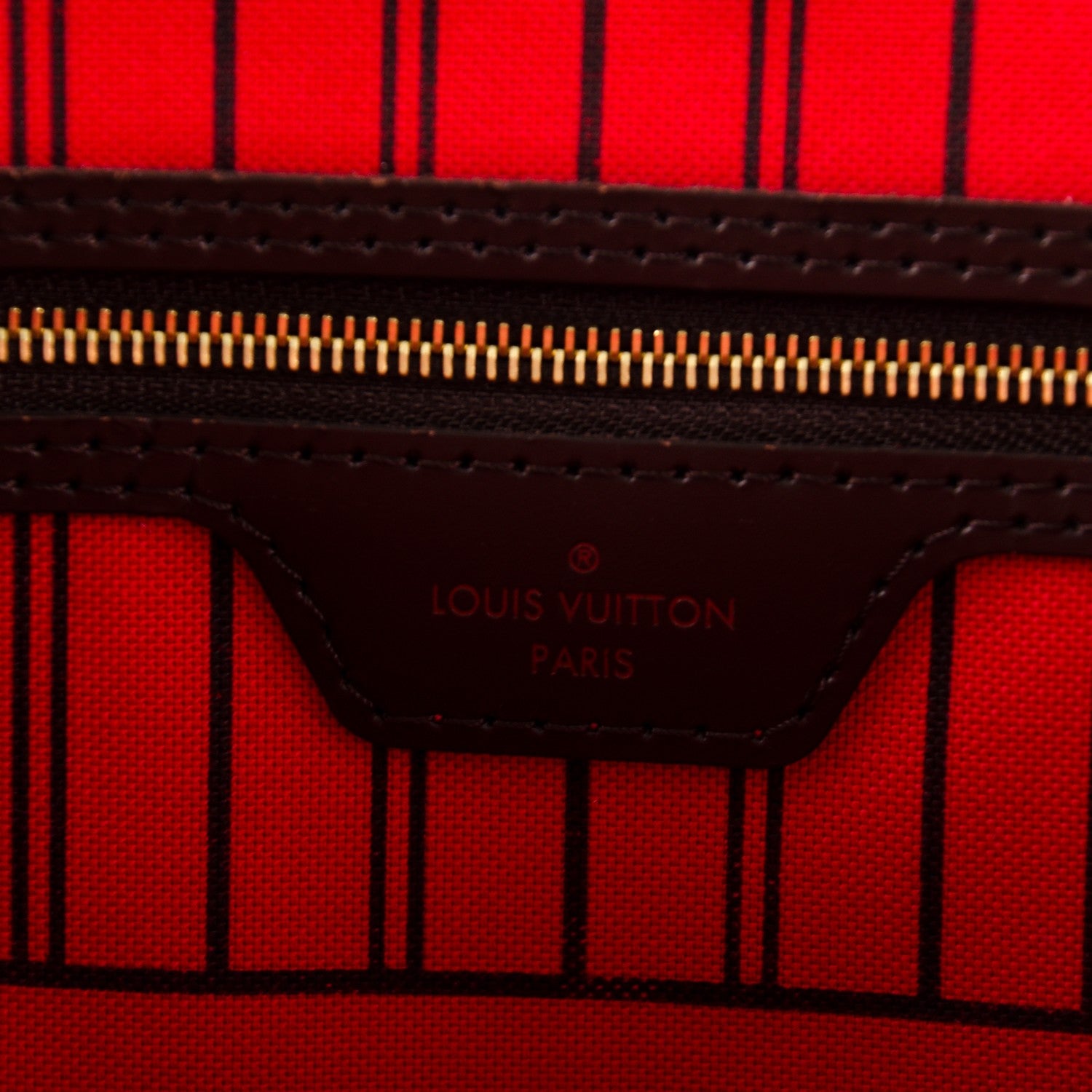 Louis Vuitton Damier Ebene Neverfull MM 6 of 9