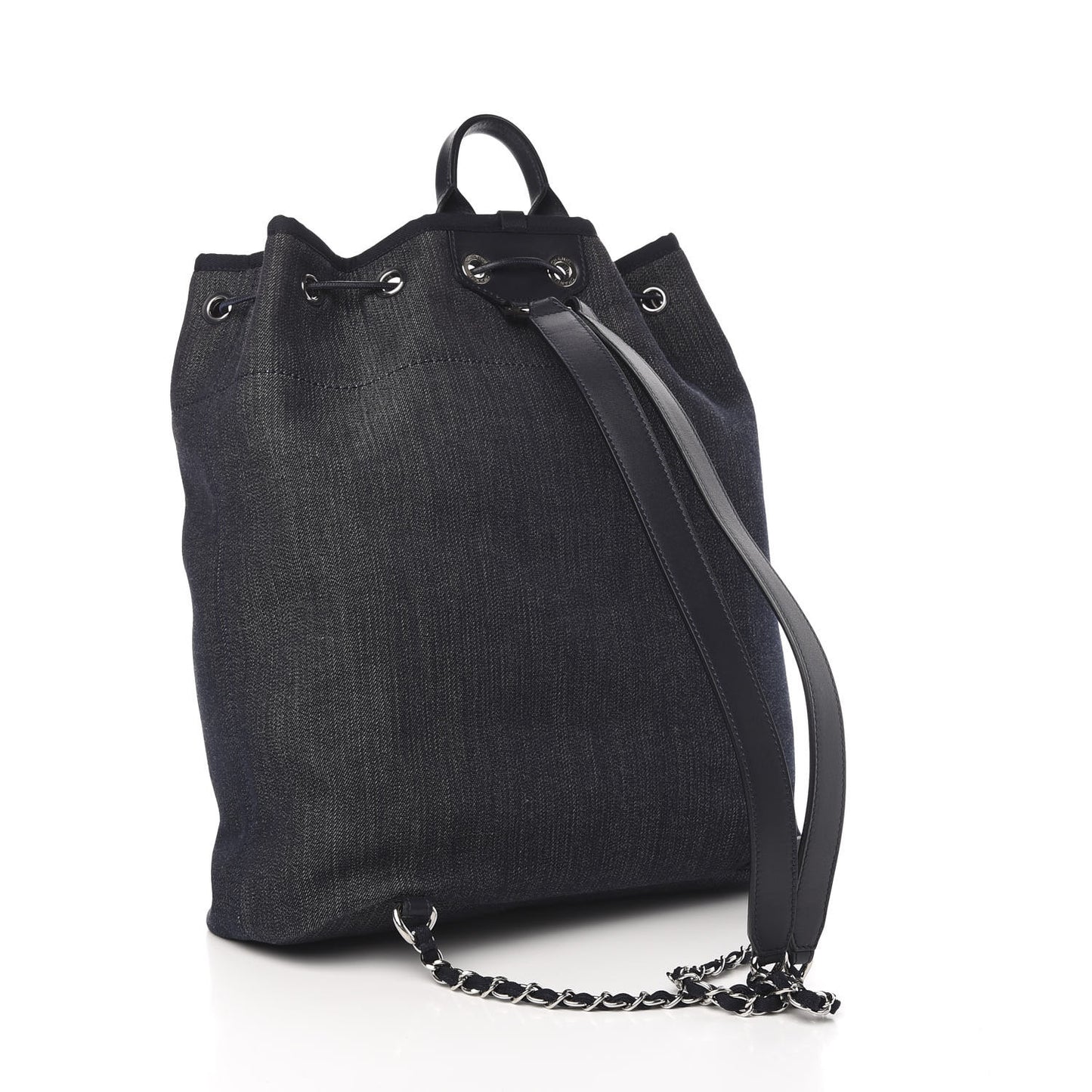 Canvas Large Deauville Backpack Denim Blue