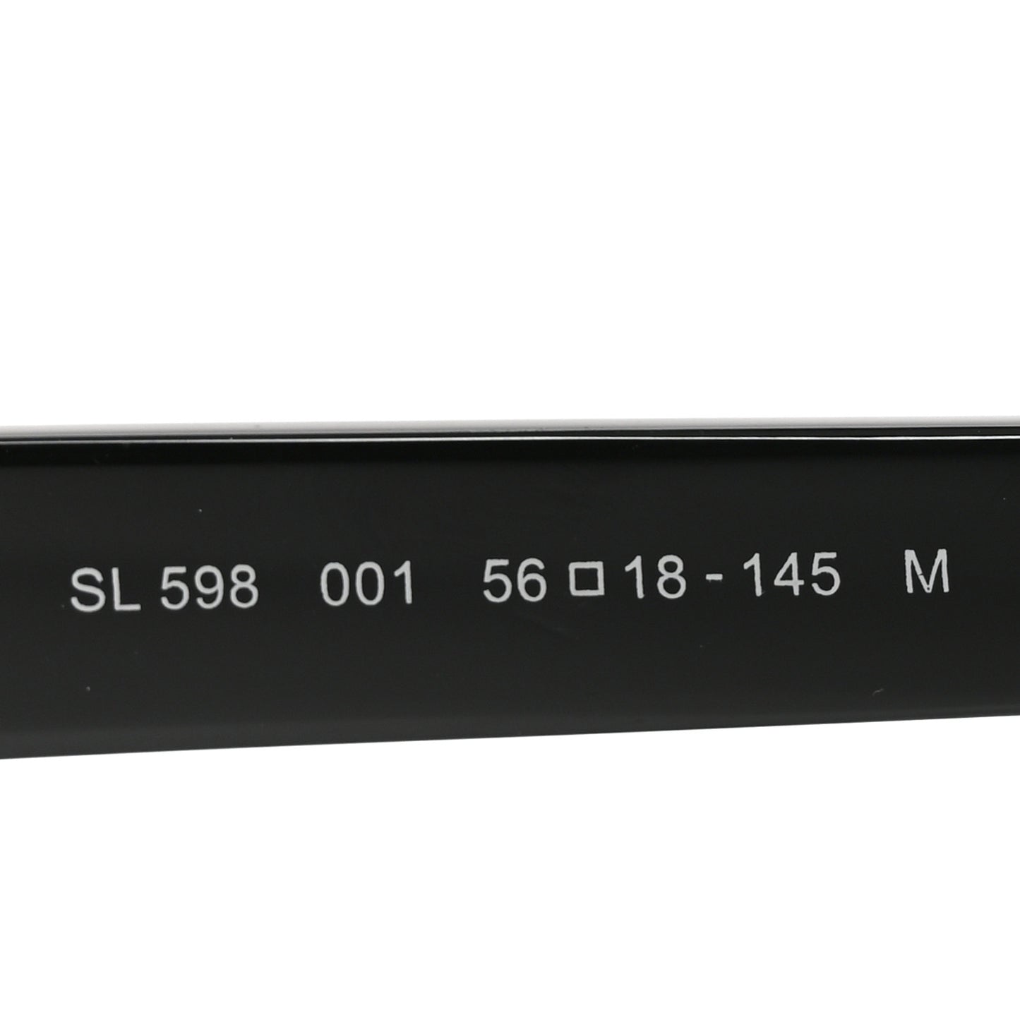 Acetate Square SL 598 Sunglasses Black