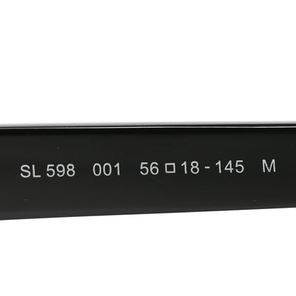 Saint Laurent Acetate Square SL 598 Sunglasses Black 7 of 8