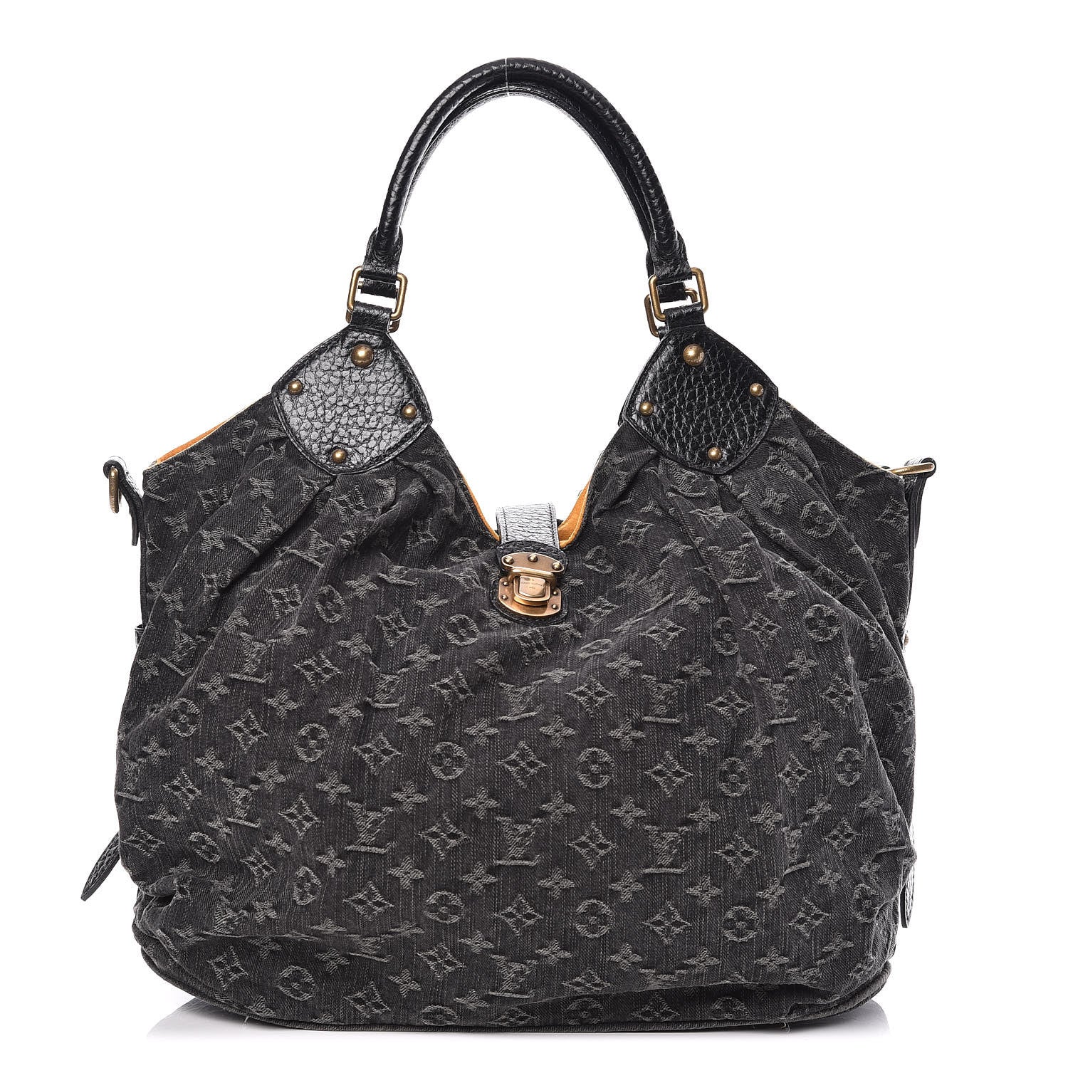 Louis Vuitton Denim Mahina XL Black 1 of 8