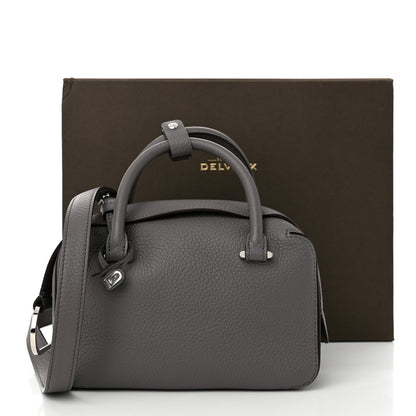 Delvaux Taurillon Soft Mini Cool Box Satchel Stone 11 of 11