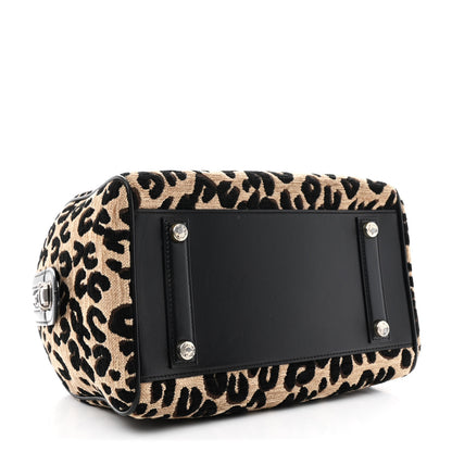 Louis Vuitton Jacquard Velvet Leopard Print Stephen Sprouse Speedy 4 of 10