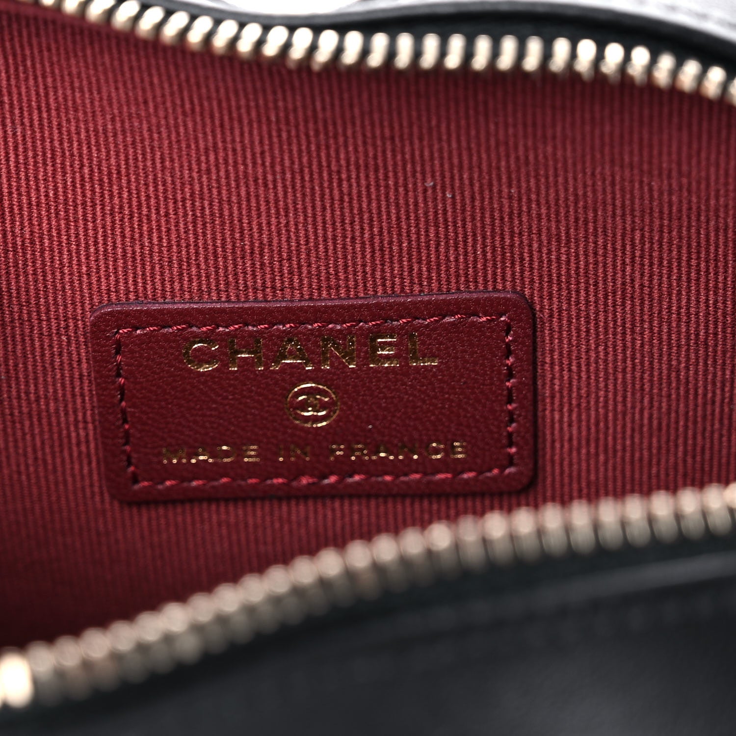 Chanel Lambskin Quilted CC In Love Heart Clutch With Chain Black 6 of 10