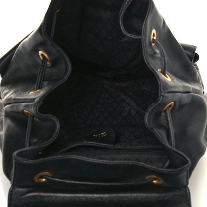 Gucci Calfskin Bamboo Backpack Black 5 of 28